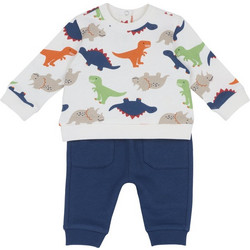 Chicco Βρεφικό Σετ για Αγόρι Χειμωνιάτικο Λευκό Navy Μπλε 102770-085