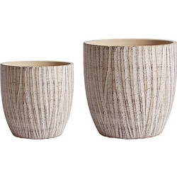 Zaros Κασπώ Δαπέδου Bamboo Μπεζ Καφέ 2τμχ TR101