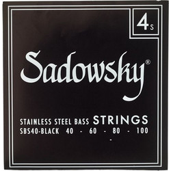 Sadowsky Black Label Σετ 4 Χορδές Ηλεκτρικού Μπάσου Stainless Steel 40-100"
