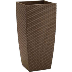Plastona Natura Κασπώ Δαπέδου Πλαστικό Σοκολατί 36x36x36cm 10.07.0502
