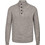 Barbour Ανδρικό Πουλόβερ με Κουμπιά Γκρι MKN0585