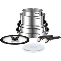 Tefal Ingenio Σετ Μαγειρικά Σκεύη από Ανοξείδωτο Ατσάλι 5τμχ L881S804