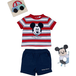 Prenatal Mickey Mouse Βρεφικό Σετ για Αγόρι Καλοκαιρινό Κόκκινο Navy Μπλε 1288896