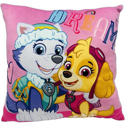 Nickelodeon Paw Patrol 609 Παιδικό Διακοσμητικό Μαξιλάρι 100% Velboa Ροζ 38x38cm
