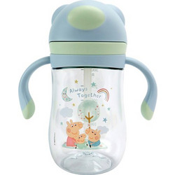 Nuby Peppa Pig Evie Straw Cup Blue 240ml