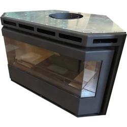 Thermozel T874 Ενεργειακό Τζάκι Κασέτα Αερόθερμο Ξύλου Πρισματικό 14kW