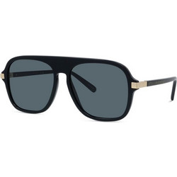 Stella McCartney SC40081I-01A Ανδρικά Γυαλιά Ηλίου Aviator Κοκάλινα Μαύρα με Μαύρο Φακό