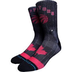 Stance Toronto Raptors Ανδρικές Κάλτσες Ψηλές με Σχέδια Μαύρες A556D25TRS-MUL