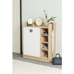 Stewe Home Παπουτσοθήκη Ξύλινη M90xΠ33xΥ102cm 134308