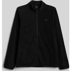 4F Ανδρική Ζακέτα Fleece με Φερμουάρ Μαύρη 4FWMM00TFLEM489-20S