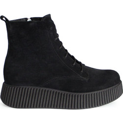 Fratelli Petridi Γυναικεία Αρβυλάκια Πλατφόρμα Suede Μαύρα X26-32-MAX