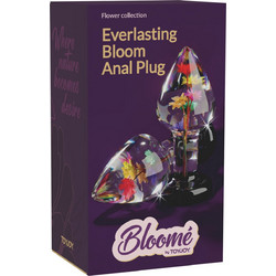 ToyJoy Everlasting Bloom Medium Πρωκτική Σφήνα 9cm Διαφανής