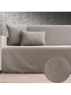 Cotone Ριχτάρι Τετραθέσιου Καναπέ 170x340 Sofi 821 Γκρι Ανοιχτό 183340