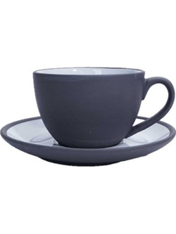 Yuk Φλιτζάνι Cappuccino & Τσαγιού Πορσελάνης Μπλε 230ml KU13CL