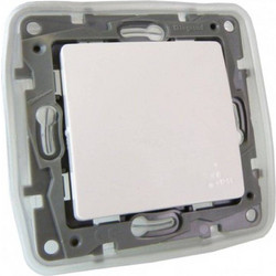 LEGRAND NILOE Διακόπτης Αλε-ρετούρ χωνευτός 10AX 250V IP44 λευκός 764524