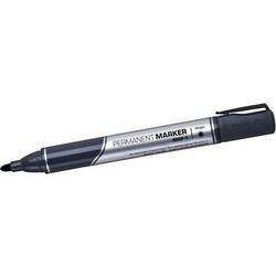 Μαρκαδόρος Μαύρος Ανεξίτηλος 4mm (24882)