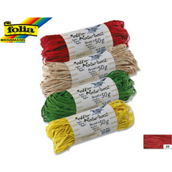 FOLIA ΚΟΡΔΟΝΙ ΦΥΣΙΚΟ 50cm ΚΟΚΚΙΝΟ