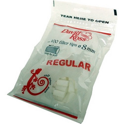 Φιλτράκια στριφτού David Ross Regular 8mm με 100 φίλτρα