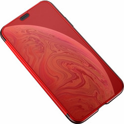 BASEUS Clear View Window Touchable TPU Θήκη iPhone XS Max (Red)