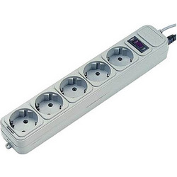 Πολύπριζο Ασφαλείας Gembird SPG3B6C - 5 x Schuko - 1.8m SPG3B6C