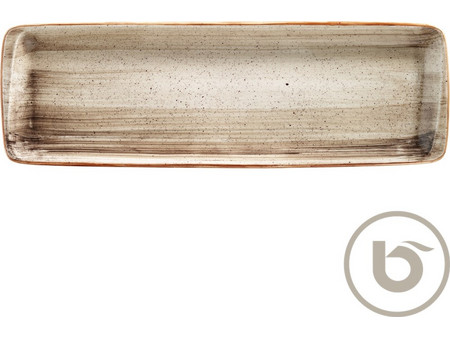 Bonna Πιάτα Ρηχά Πορσελάνης Ορθογώνια Terrain 16x48cm 6τμχ ATRMOV49DT