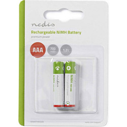 Nedis Rechargeable AAA 700mAh 2τμχ
