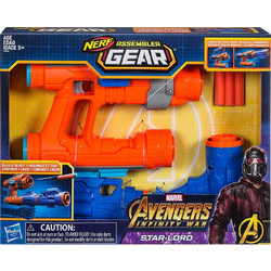 Hasbro Nerf Marvel Avengers Infinity War Nerf Star-Lord Assembler Gear Εκτοξευτής για 5+ Ετών