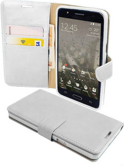 Δερμάτινη θήκη πορτοφόλι για LG G5 Άσπρο (ΟΕΜ)