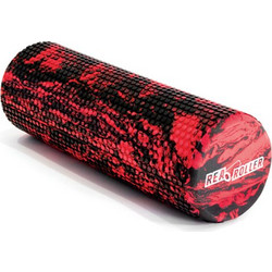 Rea Roller Κύλινδρος μασάζ Snake (45x15cm) - Μαύρο/Κόκκινο