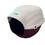 M-Pets Igloo Medium Σπιτάκι Σκύλου Πλαστικό Λευκό Μπορντό 85x61x57cm