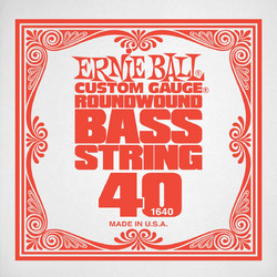 Ernie Ball 1640 Χορδή Ηλεκτρικού Μπάσου Nickel Plated Steel 40"
