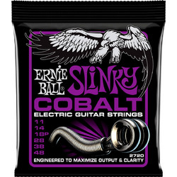 Ernie Ball 2720 Σετ 6 Χορδές Ηλεκτρικής Κιθάρας Cobalt 11-48"
