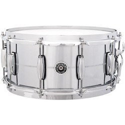 Gretsch Brooklyn Chrome Over Brass Snare Drum - 14" x 6.5"