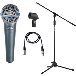 Shure BETA-58A Σετ Μικρόφωνο Χειρός XLR