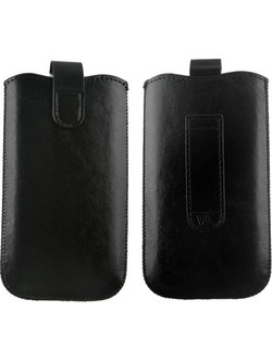 VOLTE-TEL ΘΗΚΗ ΠΟΥΓΚΙ SOFTCASE LEATHER MAGNET LOOP BLACK XL
