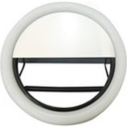 Kunla LED Selfie Ring Light με USB και καθρέφτη - Black