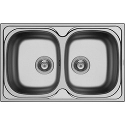 Pyramis Maidtec Derby Ένθετος Νεροχύτης Inox Σατινέ 79x50cm 100185601