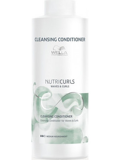 Wella Professionals Nutricurls Waves & Curls Cleansing Conditioner για Όγκο & Επανόρθωση για Σγουρά Μαλλιά 1lt