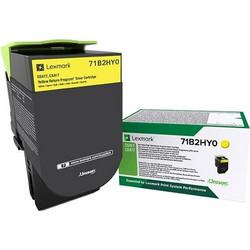 Lexmark 71B2HY0 Yellow Toner