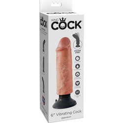 Pipedream King Cock 6" Vibrating Cock Ρεαλιστικός Δονητής 15.5cm Flesh