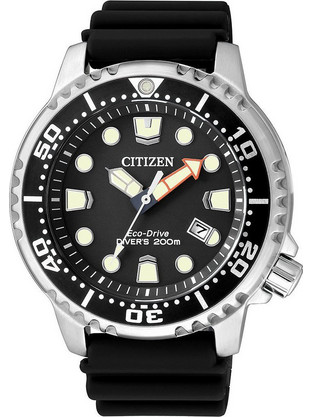 Citizen Promaster Ανδρικό Ρολόι Solar με Μαύρο Καουτσούκ Λουράκι BN0150-10E