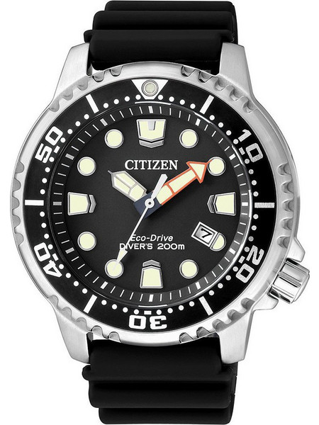 Citizen Promaster Ανδρικό Ρολόι Solar με Μαύρο Καουτσούκ Λουράκι BN0150-10E