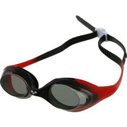 Arena Spider Junior Παιδικά Γυαλάκια Κολύμβησης Αντιθαμβωτικά Μαύρα Κόκκινα