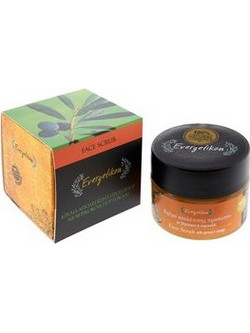 Evergetikon Apricot & Orange Φυτικό Ενυδατικό Scrub Προσώπου 40ml