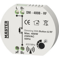 DIMMER LED 400W (ΤΗΛ/ΣΜΟΣ BUTTON & RF) MASTER DM-400B-RF