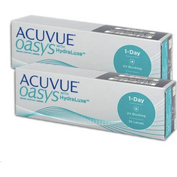 Acuvue Oasys HydraLuxe Ημερήσιοι Φακοί Επαφής με Φίλτρο UV 60τμχ