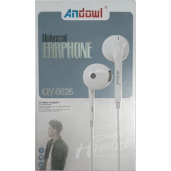 Andowl QY-9025 Handsfree Earbud 3.5mm White