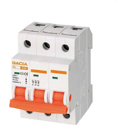 Gacia Διακόπτης ράγας Τριφασικός 3x125A 500-43610