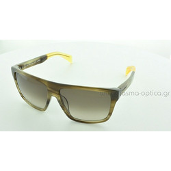 Jil Sander JS722S 316/5914 Ανδρικά Γυαλιά Ηλίου Τετράγωνα Κοκάλινα Καφέ με Καφέ Polarized Φακό