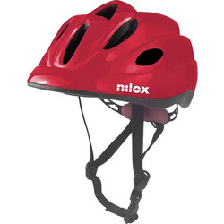 Nilox helmet kid black led light Παιδικό προστατευτικό κράνος Κόκκινο
